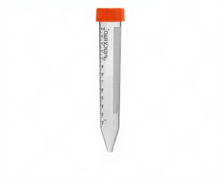 Centrifuge Tube with Orange seal screw cap,		Conical Bottom, Clear Sterile 50pieces/bag,		10bags/carton	 Vacuum Packed